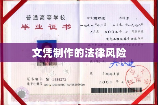上街文凭制作的法律风险