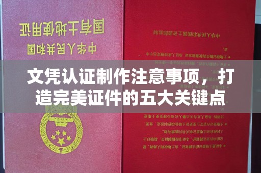 上街文凭认证制作注意事项，打造完美证件的五大关键点