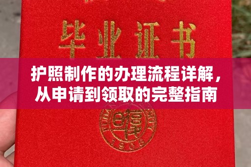 上街护照制作的办理流程详解，从申请到领取的完整指南