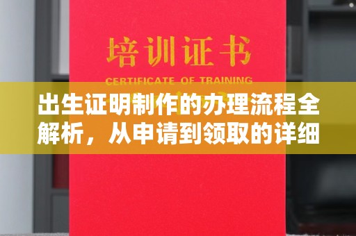 上街出生证明制作的办理流程全解析，从申请到领取的详细指南