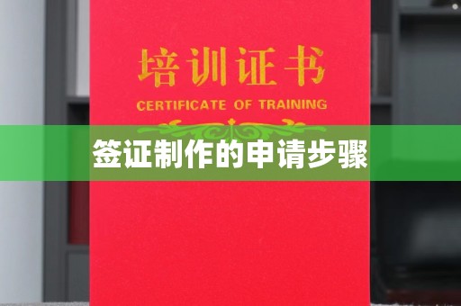 上街签证制作的申请步骤